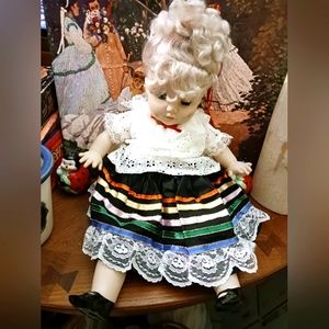 👩Vintage Eugene Doll Co.#400-61740,💃Blonde Curly Hair,Sleeping Eyes 👀 ♥️